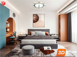 Children Room Scenes Skp FIles 